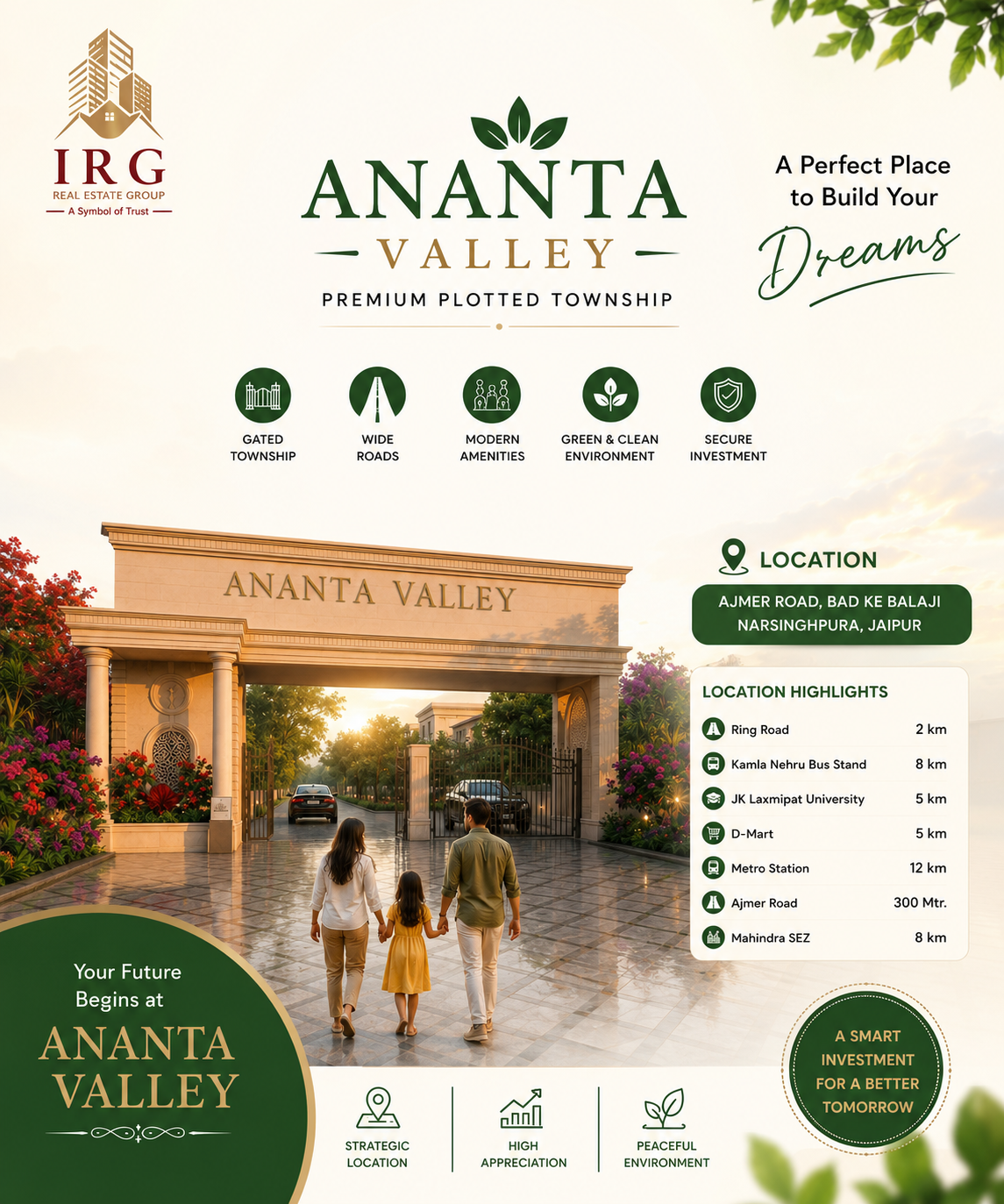 Ananta Valley Ajmer Road Jaipur – 9001882276